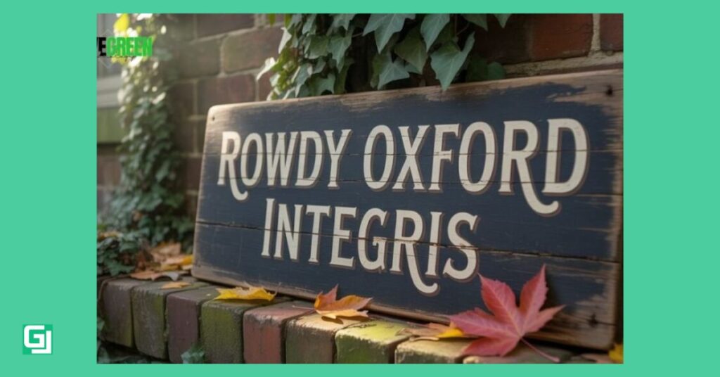 Rowdy Oxford Integris: The Bold Fusion of Tradition, Innovation, and Ethical Integrity rowdy oxford integris